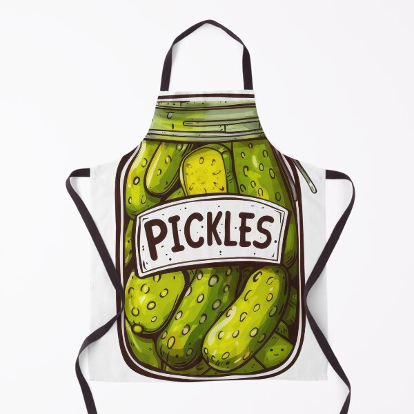 Item preview, Cute green pickles jar for all the pickle lovers! designed and sold by PrettyPinkSkies.