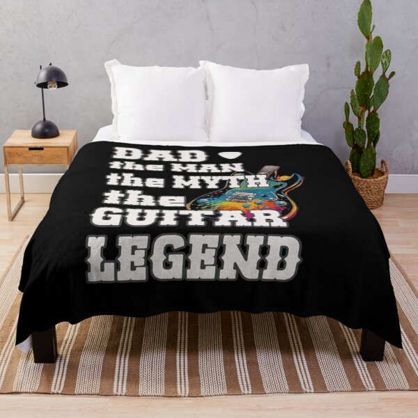 Item preview, DAD the MAN the MYTH the GUITAR LEGEND cool guitarist design designed and sold by Jt41.