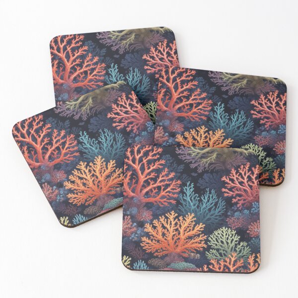 Item preview, Beautiful coral reef ecosystem print design designed and sold by Anshu3813.