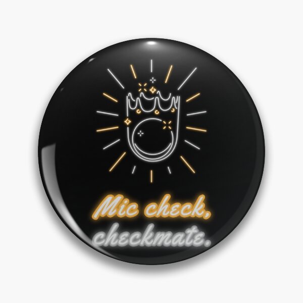 Item preview, Mic Checkmate: Game On, Wordsmiths! designed and sold by ZipperDragon88.