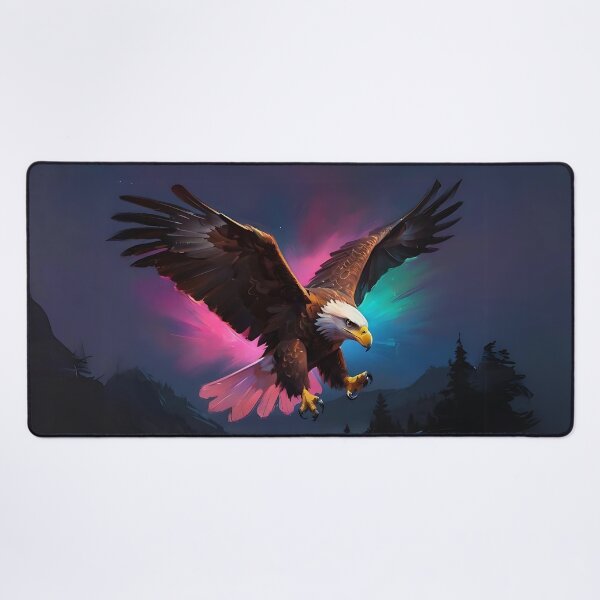 Item preview, Colourful Golden Eagle Art designed and sold by Obsidian Ink by Wilshire.