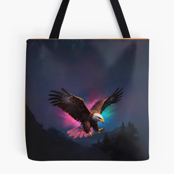 Item preview, Colourful Golden Eagle Art designed and sold by Obsidian Ink by Wilshire.