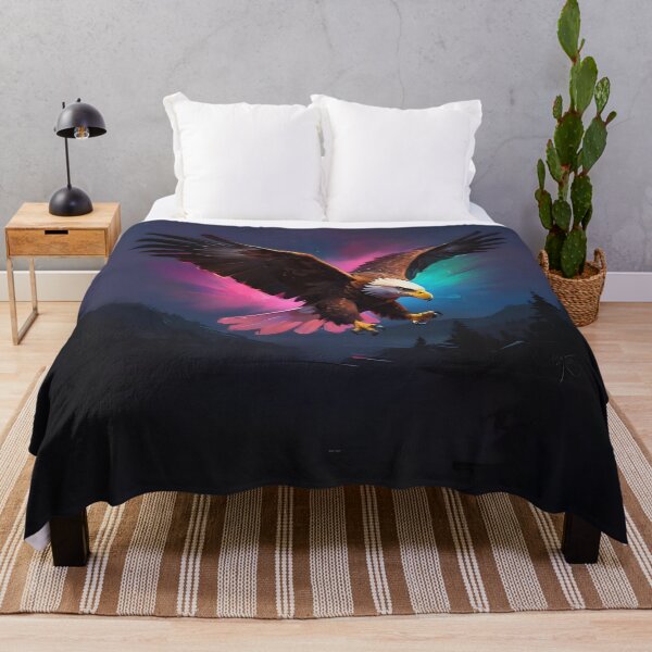 Item preview, Colourful Golden Eagle Art designed and sold by Obsidian Ink by Wilshire.