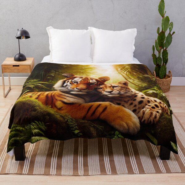 Item preview, Tigers Love Cheetahs designed and sold by Lava Tigers Art.