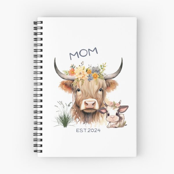 Item preview, Highlander cow new mom t-shirt designed and sold by sbaltakova.