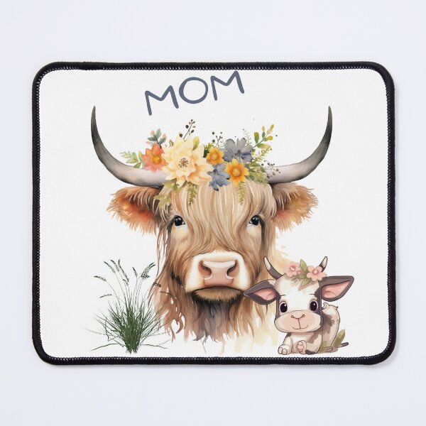 Item preview, Highlander cow new mom t-shirt designed and sold by sbaltakova.