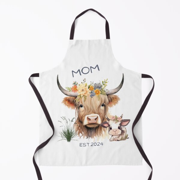 Artikelvorschau, Highlander Kuh neue Mama T-Shirt entworfen und verkauft von sbaltakova.