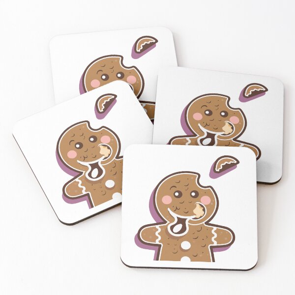 Item preview, Bitten Gingerbread Man Holiday Graphic designed and sold by NiftyWrx.