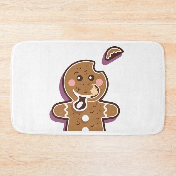 Item preview, Bitten Gingerbread Man Holiday Graphic designed and sold by NiftyWrx.