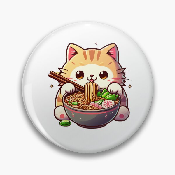 Item preview, kawaii Cat Ramen designed and sold by Designowner.