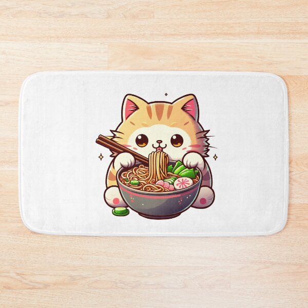 Item preview, kawaii Cat Ramen designed and sold by Designowner.