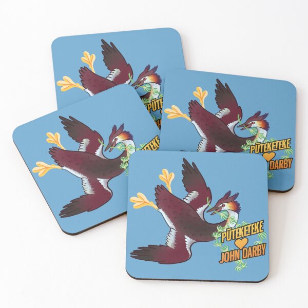 Item preview, Puteketeke Loves John Darby! designed and sold by Kererū Brewing.