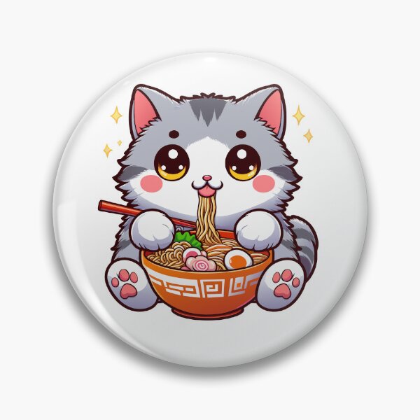 Item preview, kawaii Cat Ramen designed and sold by Designowner.