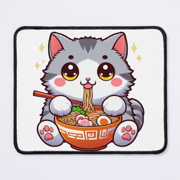 Item preview, kawaii Cat Ramen designed and sold by Designowner.