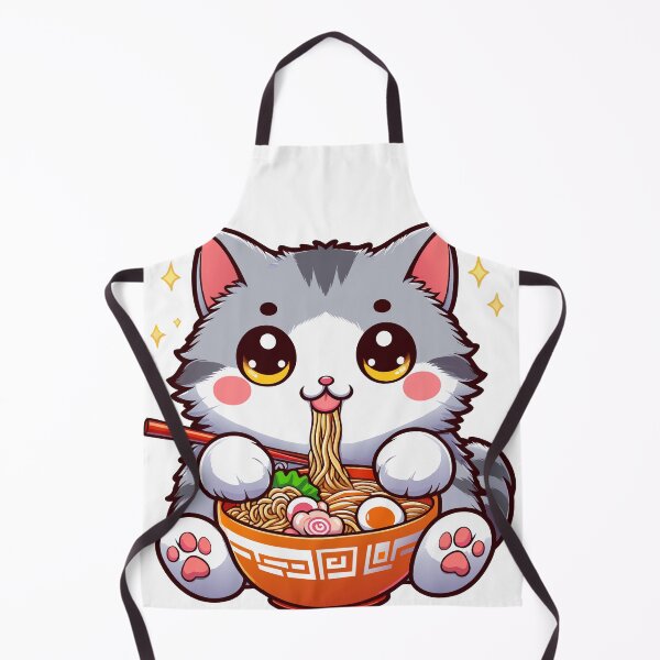 Item preview, kawaii Cat Ramen designed and sold by Designowner.