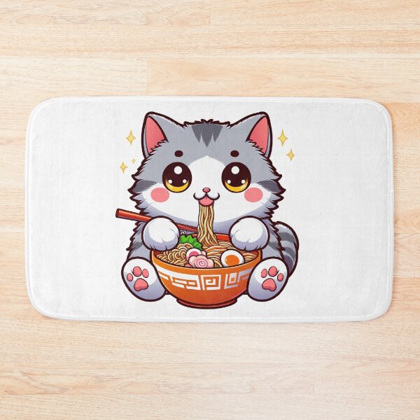 Item preview, kawaii Cat Ramen designed and sold by Designowner.
