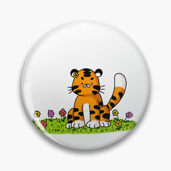 Item preview, Flower Tiger designed and sold by seonok1222.