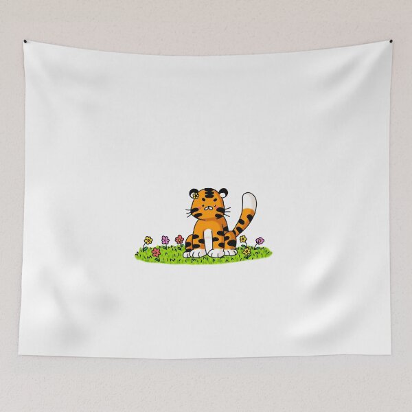 Item preview, Flower Tiger designed and sold by seonok1222.