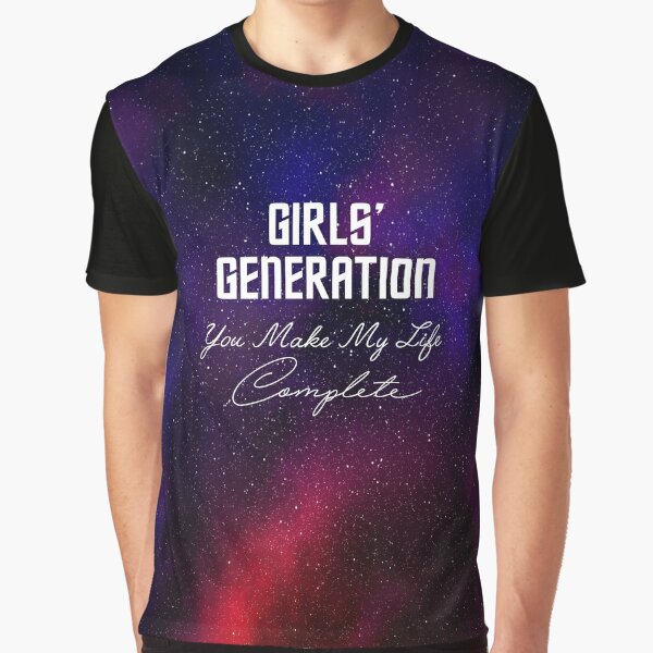 Girl's Generation SNSD TTS Kcon All Member Sign Kpop T-shirt Tee t shirts 