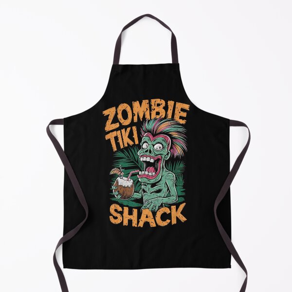 Item preview, Zombie Tiki Shack Fun Tropical Horror Fan Summer Vacation designed and sold by SpookshowDesign.