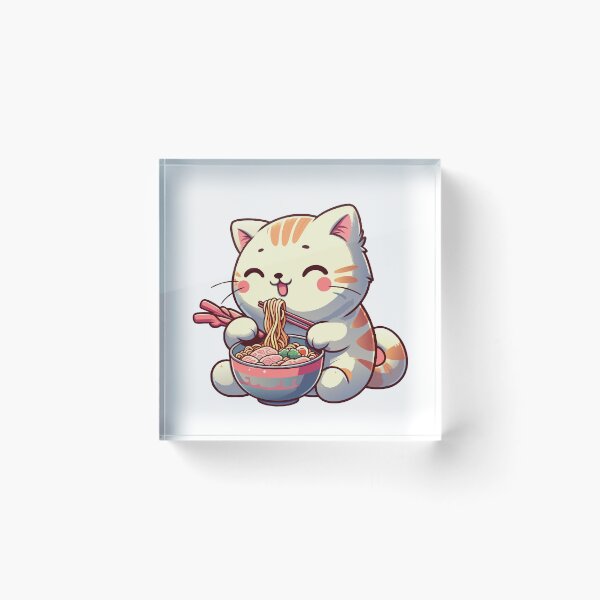 Item preview, kawaii Cat Ramen designed and sold by Designowner.