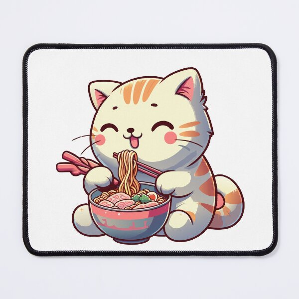 Item preview, kawaii Cat Ramen designed and sold by Designowner.