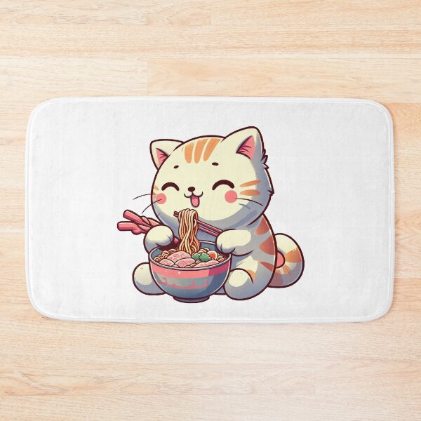 Item preview, kawaii Cat Ramen designed and sold by Designowner.