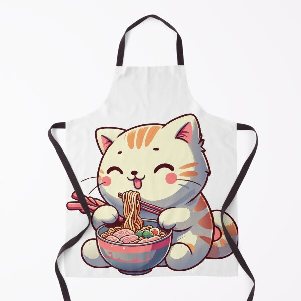 Item preview, kawaii Cat Ramen designed and sold by Designowner.