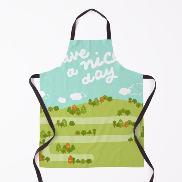 Item preview, Have a nice day : cute green view of mountain and sky designed and sold by snoopy21studio.