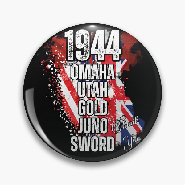 Item preview, 1944 OMAHA UTAH GOLD JUNO SWORD landing beaches in Normandy design designed and sold by Jt41.