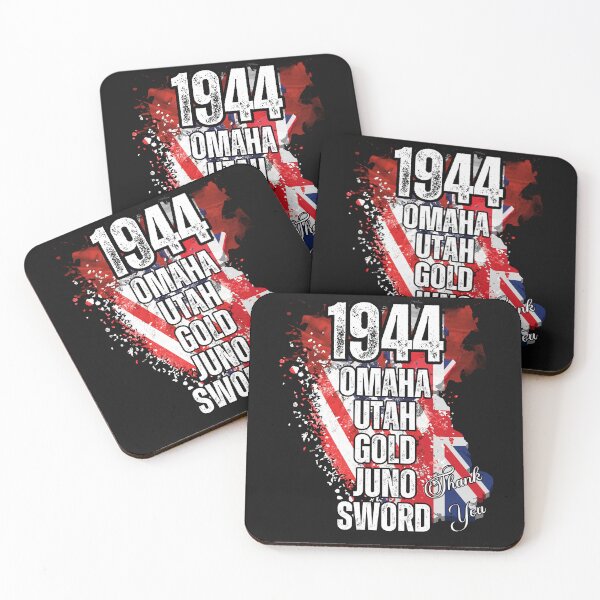 Item preview, 1944 OMAHA UTAH GOLD JUNO SWORD landing beaches in Normandy design designed and sold by Jt41.