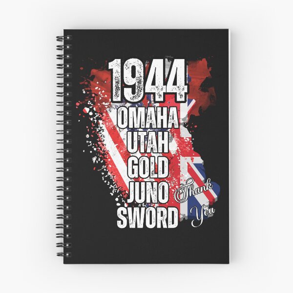 Artikelvorschau, 1944 OMAHA UTAH GOLD JUNO SWORD Landungsstrände im Normandie-Design entworfen und verkauft von Jt41.