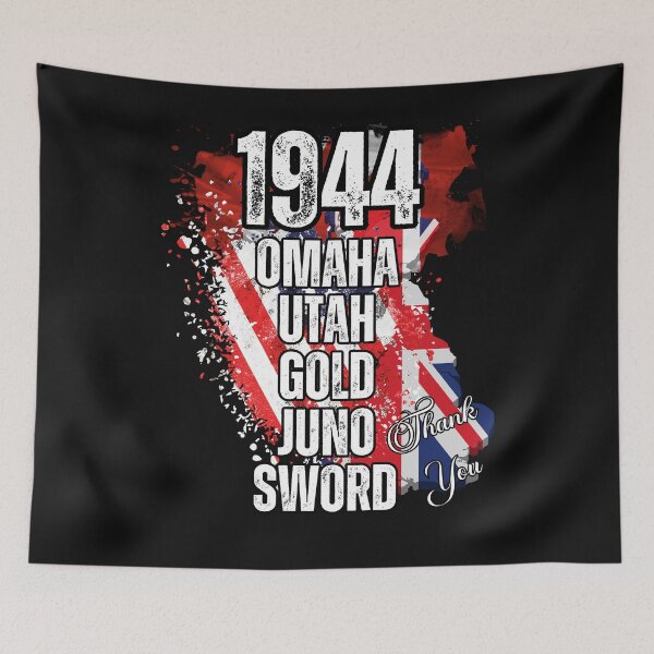 Item preview, 1944 OMAHA UTAH GOLD JUNO SWORD landing beaches in Normandy design designed and sold by Jt41.