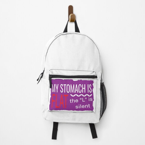 Item preview, My Stomach Is Flat The L Is Just Silent, Silent Sarcastic Humor, funny, stomachake designed and sold by CHAKSTYLE.