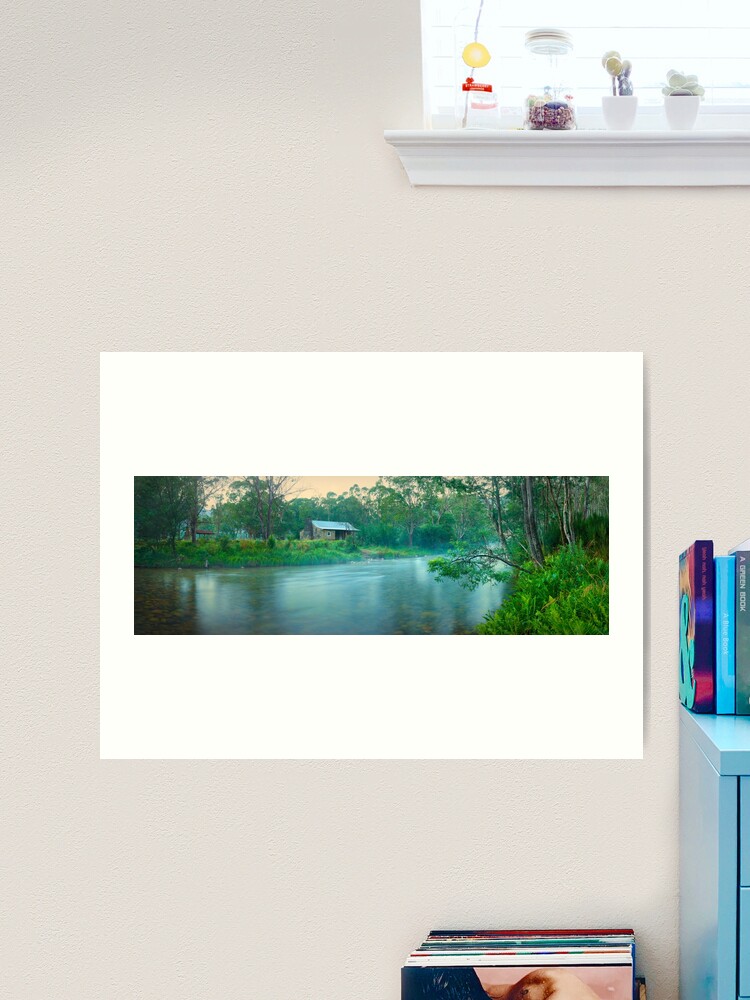Thumbnail 2 of 3, Art Print, Geehi Hut, Swampy Plain River, Kosciuszko National Park, New South Wales, Australia designed and sold by Chockstone.