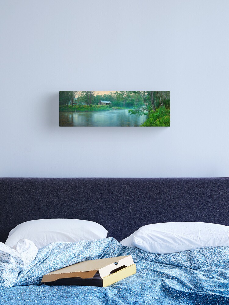 Thumbnail 2 of 3, Canvas Print, Geehi Hut, Swampy Plain River, Kosciuszko National Park, New South Wales, Australia designed and sold by Chockstone.