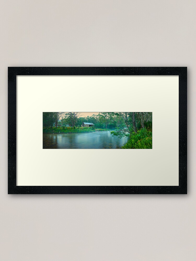 Thumbnail 1 of 7, Framed Art Print, Geehi Hut, Swampy Plain River, Kosciuszko National Park, New South Wales, Australia designed and sold by Chockstone.