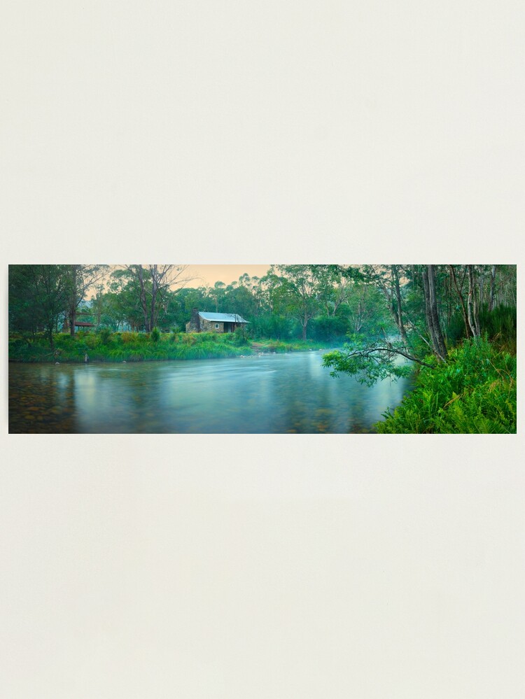 Thumbnail 1 of 3, Photographic Print, Geehi Hut, Swampy Plain River, Kosciuszko National Park, New South Wales, Australia designed and sold by Chockstone.