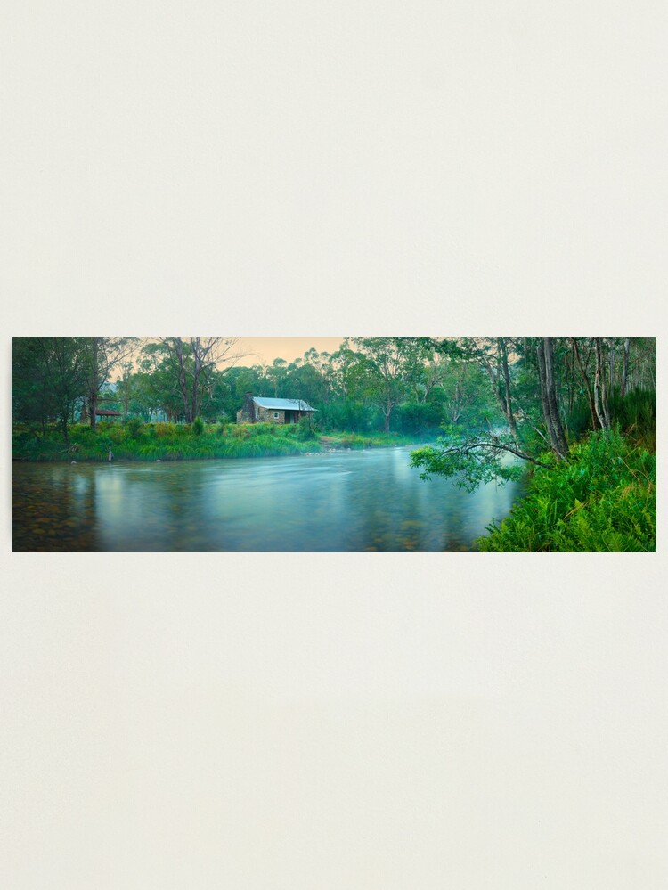 Thumbnail 1 of 3, Photographic Print, Geehi Hut, Swampy Plain River, Kosciuszko National Park, New South Wales, Australia designed and sold by Chockstone.