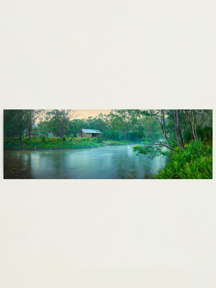 Thumbnail 1 of 3, Photographic Print, Geehi Hut, Swampy Plain River, Kosciuszko National Park, New South Wales, Australia designed and sold by Chockstone.