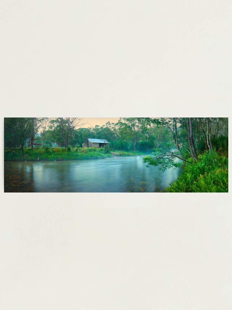 Thumbnail 1 of 3, Photographic Print, Geehi Hut, Swampy Plain River, Kosciuszko National Park, New South Wales, Australia designed and sold by Chockstone.
