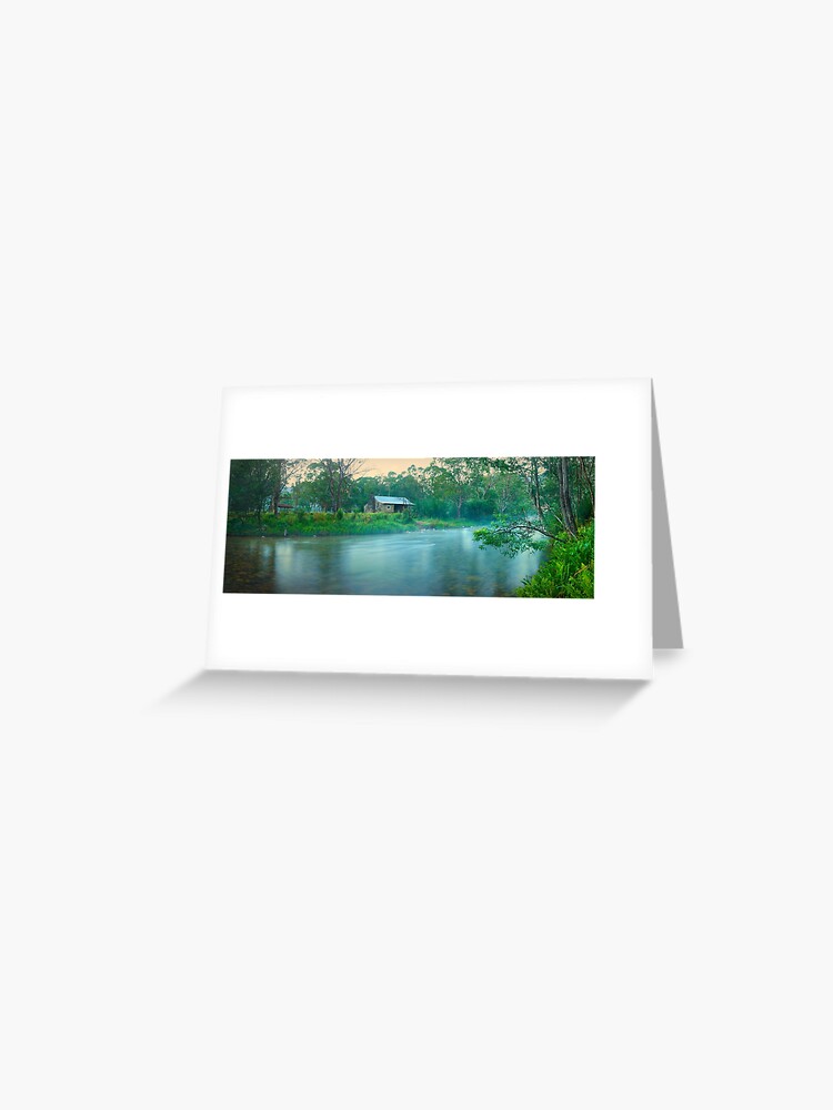 Thumbnail 1 of 2, Greeting Card, Geehi Hut, Swampy Plain River, Kosciuszko National Park, New South Wales, Australia designed and sold by Chockstone.