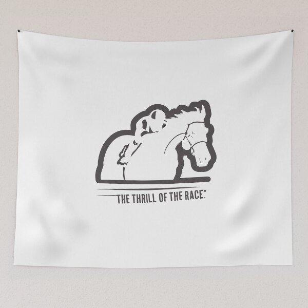 Item preview, Horse Rider Racing Horse Silhouette - The Thrill of the Race designed and sold by NiftyWrx.