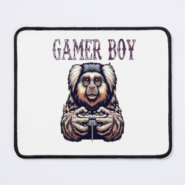 Item preview, Busy marmoset monkey playing video game designed and sold by santoshputhran.