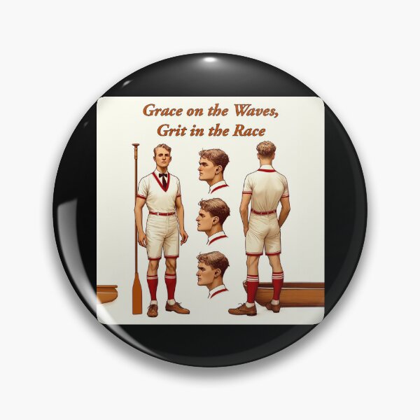 Item preview, Oarsman's Poise: Grace on the Waves, Grit in the Race designed and sold by Michael van der Hoorn.
