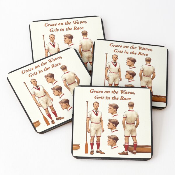 Item preview, Oarsman's Poise: Grace on the Waves, Grit in the Race designed and sold by Michael van der Hoorn.