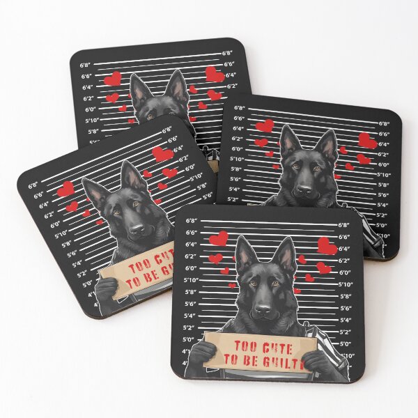Item preview,  Prisoner Dog German Shepherd Dog "Too Cute To Be Guilty" designed and sold by GoodyPaws.