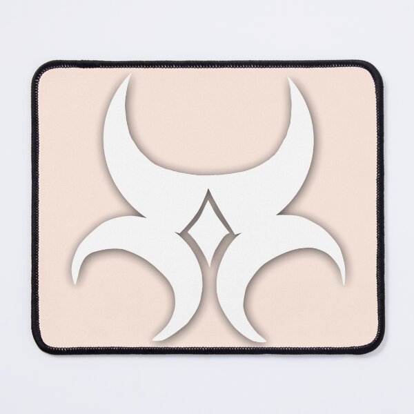Item preview, Khajiit Race Emblem ESO | White, Beige Backround designed and sold by Brendan Hendee.