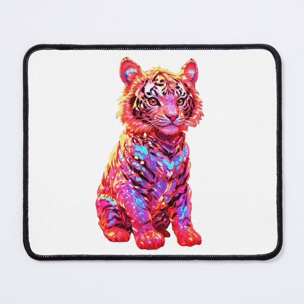 Item preview, Cute colorful tiger designed and sold by LevCreates.