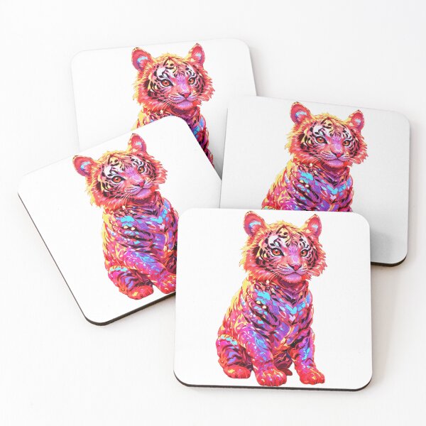 Item preview, Cute colorful tiger  designed and sold by LevCreates.
